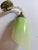 Hollywood Regency 1950s Italian Murano Reticello Green Glass Wall Sconce by Barovier & Toso For Sale - Image 3 of 10