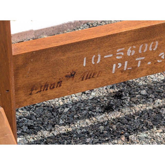 Brown Pair of 1960s Ethan Allen Solid Baumritter Maple Twin Size Bedframes For Sale - Image 8 of 15