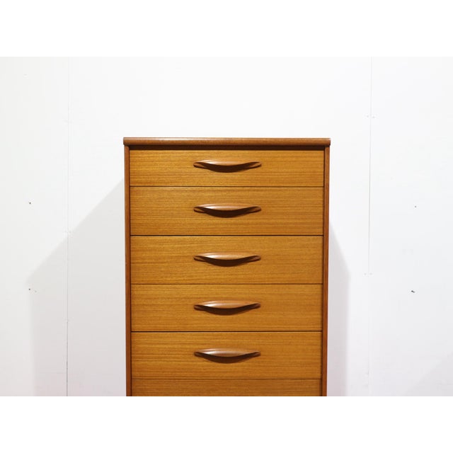 Mid Century Modern Vintage Teak British Dresser Drawers by Austinsuite For Sale - Image 10 of 12