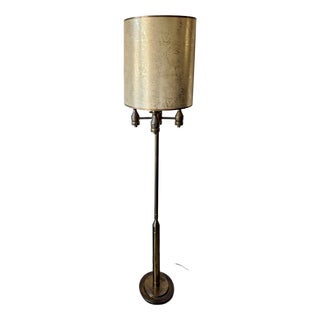 Mid-Century Modern Brutalist Brass Four-Light Floor Lamp, 1960s For Sale