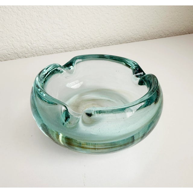 1950's Italian Pale Blue Cigar Ashtray For Sale In Sacramento - Image 6 of 7