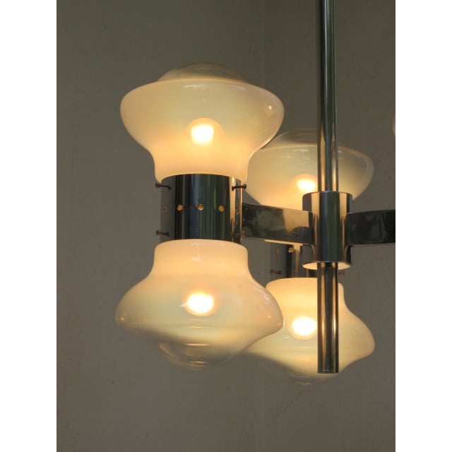 Space Age Ceiling Lamp by Carlo Nason for Mazzega, 1970s For Sale - Image 10 of 18