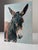Unknown, Oil on Panel, Portrait of a Donkey, 20th Century, 1990s, Oil For Sale - Image 9 of 10