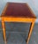 19th Century 19th Century English Satinwood and Leather Table For Sale - Image 5 of 8
