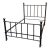 Full Size Antique Iron Rod Bed Frame For Sale