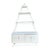 Vintage White Rattan Pagoda Etagere For Sale