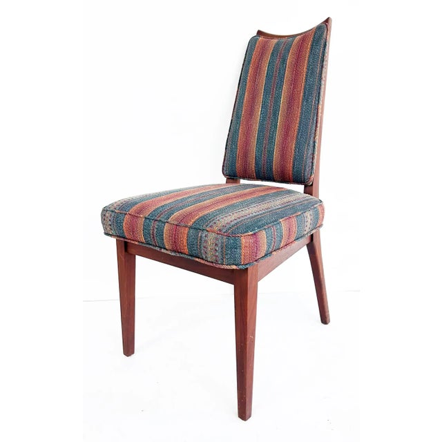 1960s John Keal Brown Saltman Dining Chairs, Set of Four For Sale - Image 11 of 16