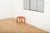 Red Wooden Stool with Red Seat Cushion from Horgenglarus For Sale - Image 8 of 10