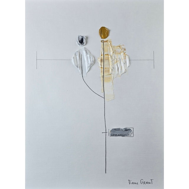 Sienna Set of 6 - Framed Neutral Colors Palette Organic Modern Botanical Flowers Original Oil Paintings / Contemporary Herbarium / Floral / Natural Tones For Sale - Image 8 of 10