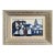 1952 Mid-Century Modern 'Rhythm of Facades' Swedish Geometric Abstract Street Scene Oil Painting, Framed For Sale