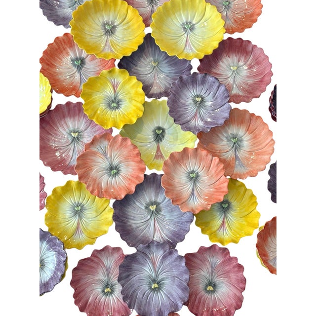 Fitz and Floyd Vintage Fitz and Floyd April Flowers Dinnerware Set- A Set of 36 Pieces. For Sale - Image 4 of 12