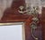 Art Nouveau Mahogany Picture Frame with Brass Floral Mounts, Austria, 1900s For Sale - Image 10 of 10