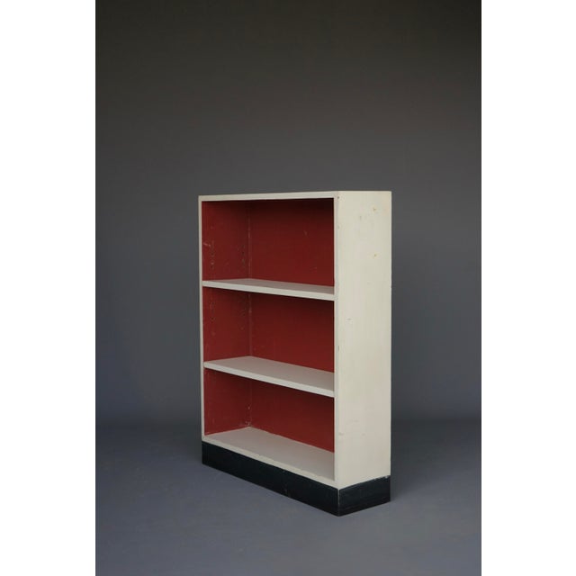 Red Bookcase in the style of Willem Penaat for Metz & Co., 1930s For Sale - Image 8 of 13