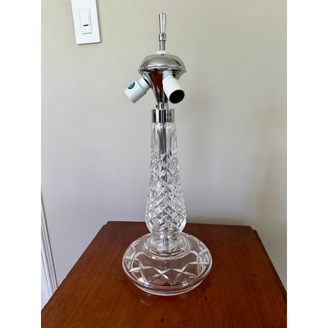 Late 20th Century Late 20th Century Waterford Crystal Achill Table Lamp For Sale - Image 5 of 9
