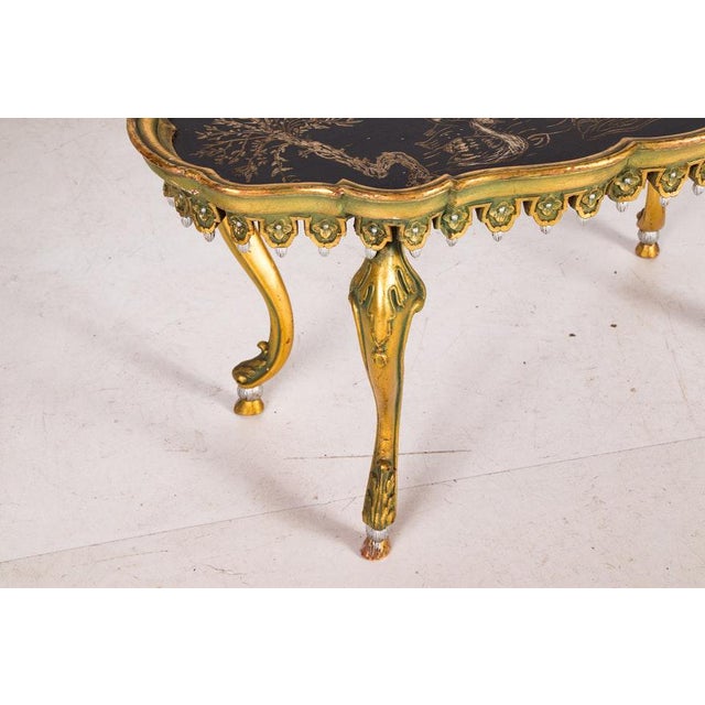 George II Style Judy Levine Collection Ebonized and Parcel ...