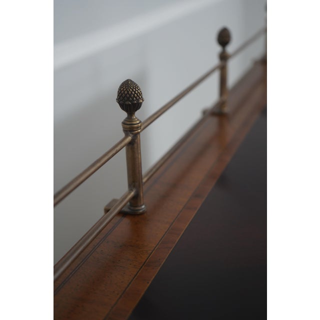 Maitland Smith Inlaid Mahogany Sheraton Sideboard For Sale - Image 14 of 18