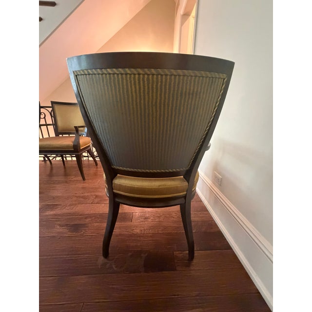 Therien Studio Workshops Dining Chairs – Set of 6 – Custom Upholstered Modern Classics For Sale - Image 10 of 15