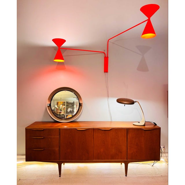 Special Edition Fluor Bat Light with Two Arms by Juanma Lizana For Sale - Image 9 of 11