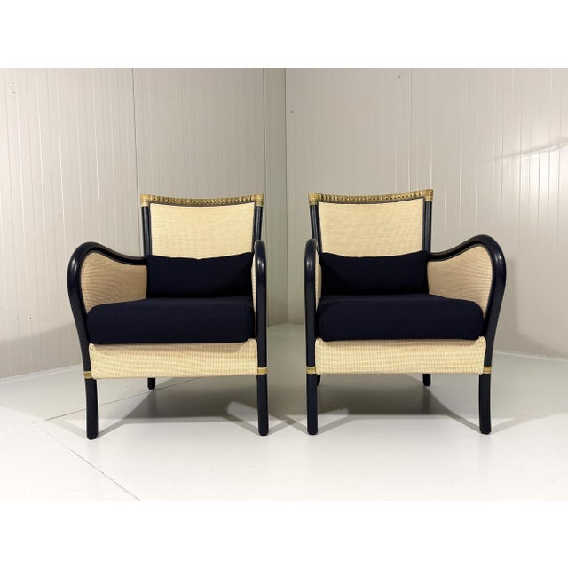 1980s Rattan Lounge Chairs from Gasparucci Italo, Italy, 1980s, Set of 2 For Sale - Image 5 of 18