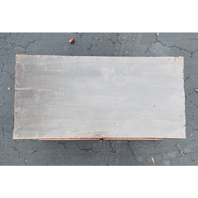 1990s Vintage Small Chinese Trunk For Sale - Image 12 of 12