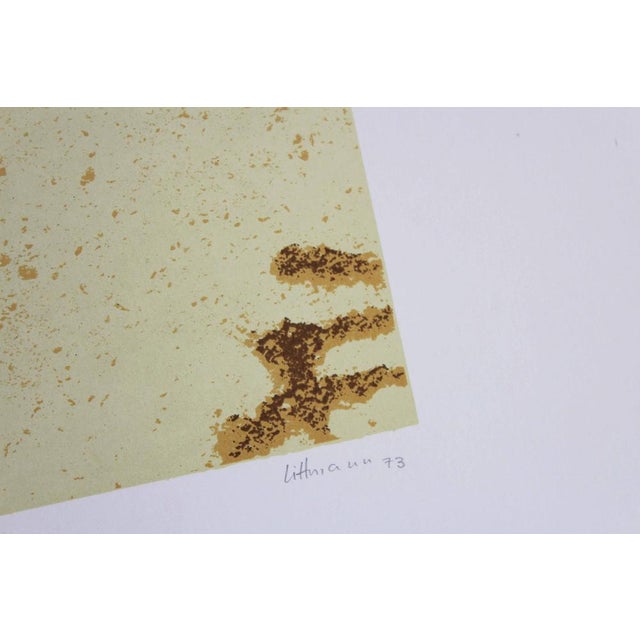 Klaus Littmann, Composition, 1970, Lithograph For Sale - Image 10 of 11