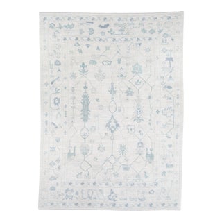 Turkish Oushak Rug 9'2" x 12'7" #20341 For Sale