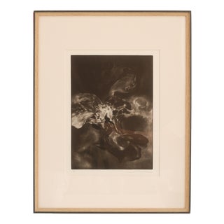 Pierre Albuisson, Untitled, Mezzotint on Vellum Paper For Sale