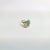 2020s Marquise Emerald & Diamond Floral Style Ring .40cttw 14k Yellow Gold, Size 7.5 For Sale - Image 5 of 5
