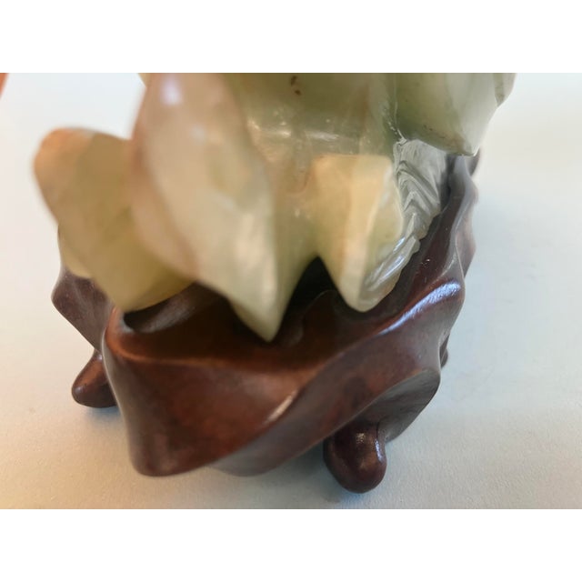 Late 19th Century Multi Colored Jade Sculpture of a Dragon, With Stand. For Sale - Image 15 of 17