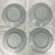Set of 4 Antique Chinese Export Porcelain Famille Verte” Boc Choy Leaf” 6”plates For Sale - Image 4 of 12