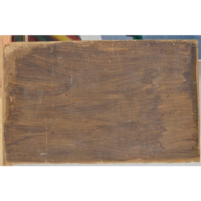 Laimonis Bubieris, Market in Jelgava. 1960s, 1960s, Oil on Cardboard For Sale - Image 3 of 5
