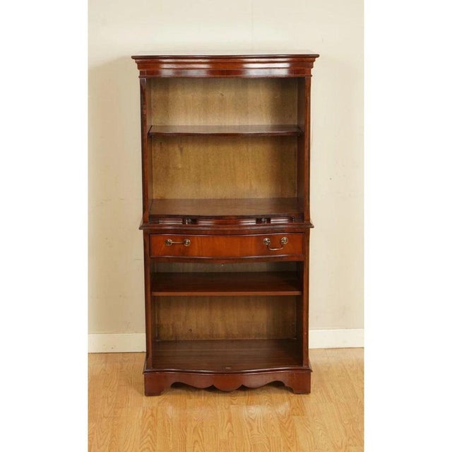 Open Bookcase Cabinet with Shelves, Serving Tray and Drawer For Sale - Image 5 of 13