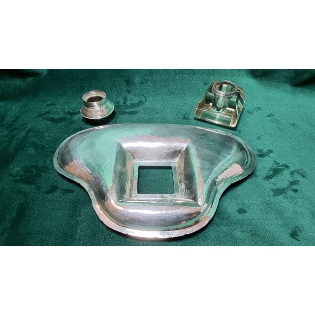 Antique Danish 830 Silver Writing Implement Set by Christian F. Heise for HCF, Set of 2 For Sale - Image 11 of 18