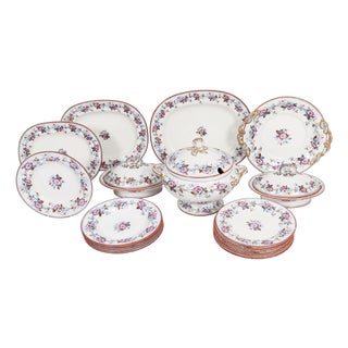 Antique 20th Century Dinner Service from Müller Volkstedt MV Co., 1920s, Set of 22 For Sale