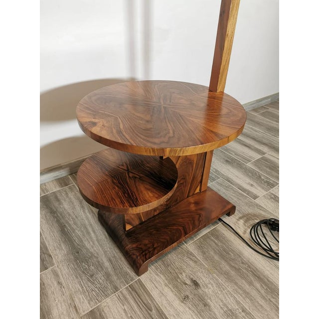 Brown Art Deco Floor Lamp, 1930s For Sale - Image 8 of 18