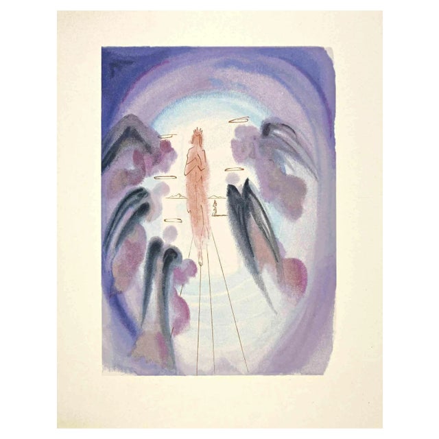 Salvador Dali, The Heaven of Fixed Stars: Song 25, Paradise, Woodcut, 1963 For Sale