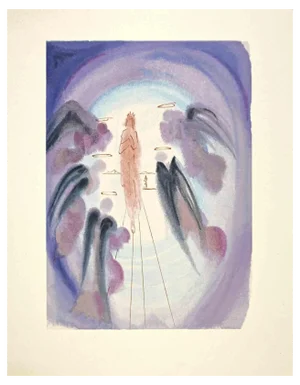 Salvador Dali, The Heaven of Fixed Stars: Song 25, Paradise, Woodcut, 1963