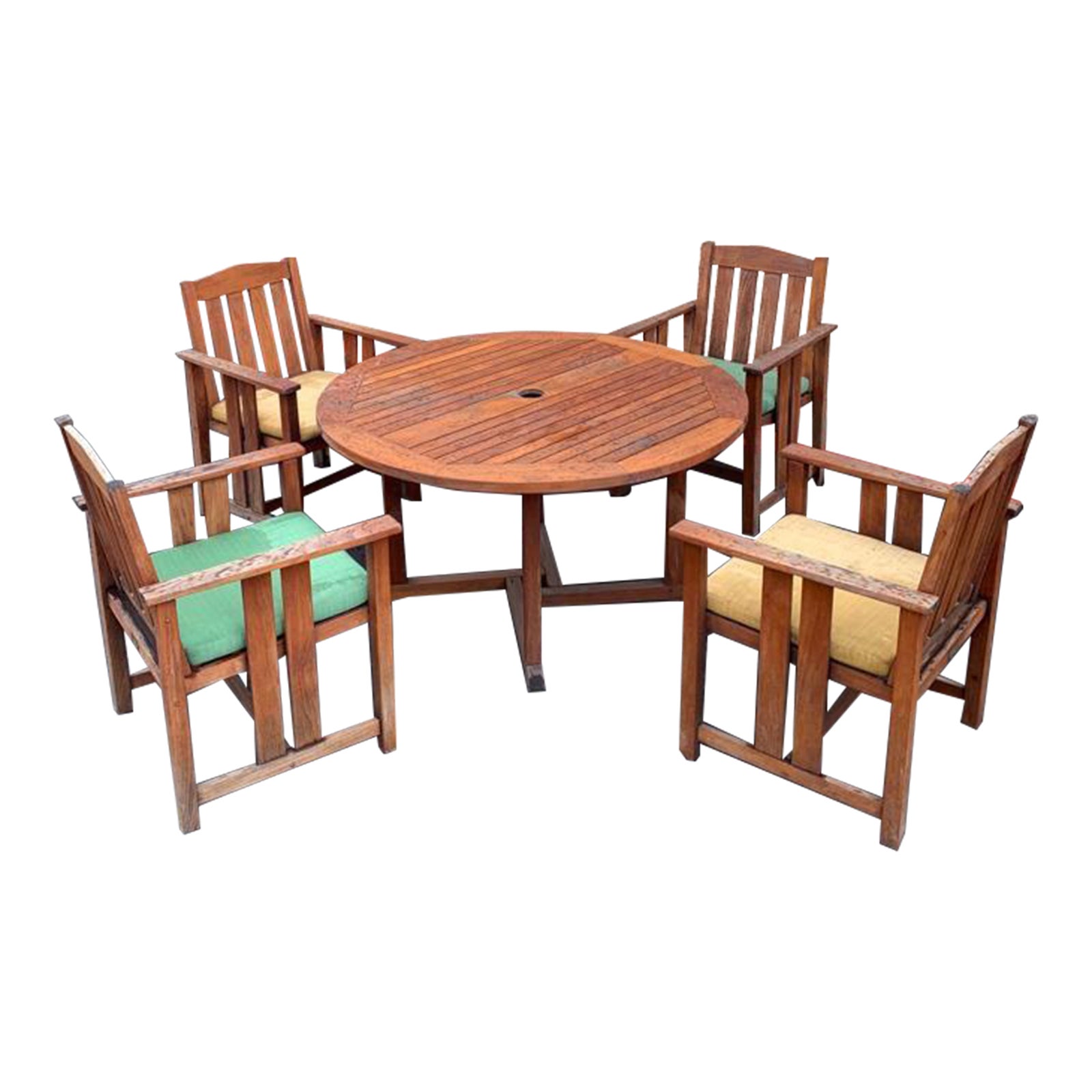 Brown Jordan Patio Dining Set Chairish
