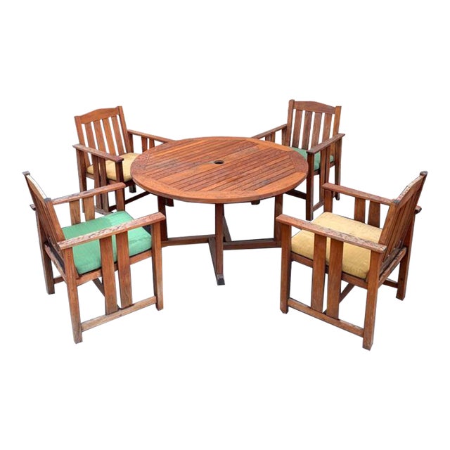 Brown Jordan Patio Dining Set Chairish
