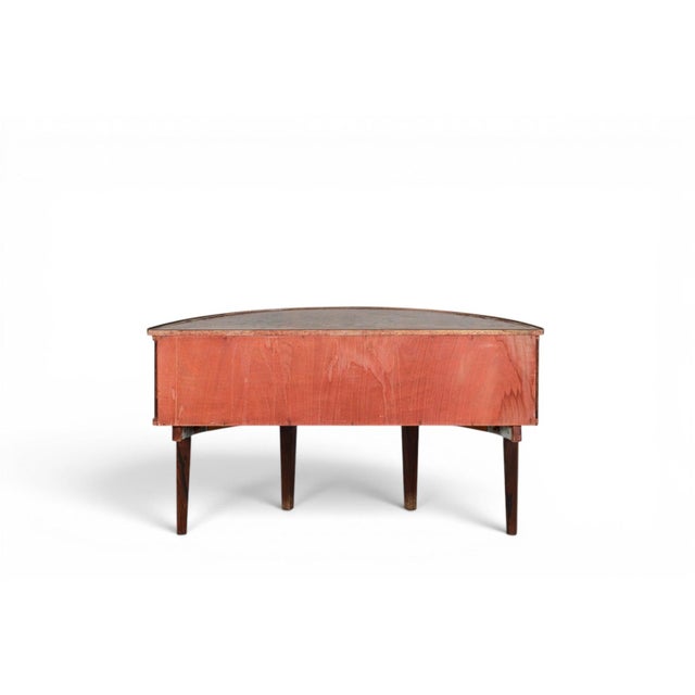 Mid-Century Modern Mid 20th Century Danish Rosewood Hall Cabinet With Tambour Doors + Copper Top Plate For Sale - Image 3 of 5