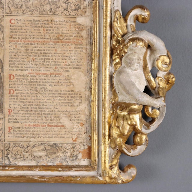 Cantagloria in Carved, Lacquered and Gilded Wood For Sale - Image 6 of 10
