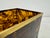1970s Tortoiseshell Effect Acrylic Glass and Brass Planter, 1970s For Sale - Image 5 of 12
