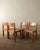Mid-Century Elm and Rush Dining Chairs by Maison Regain, 1970s, Set of 4 For Sale - Image 17 of 17