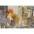 1990s 1990s James C. Borden Large Cityscape Street Scene Watercolor Painting Cerused Frame For Sale - Image 5 of 14