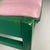 French Modern Argos Armchair in Pink Leather and Green Wood by Baumann, 1970s For Sale - Image 13 of 18