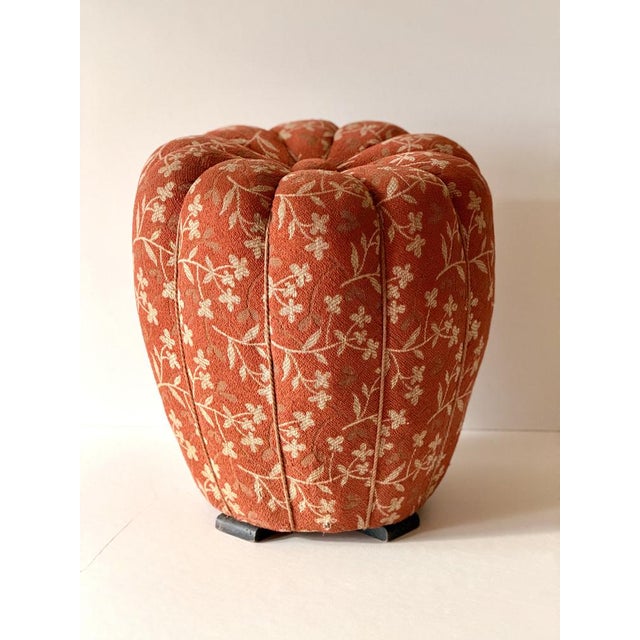 Tabouret is in its original fabric. This piece has an attribution mark, I am sure that it is completely authentic and take...