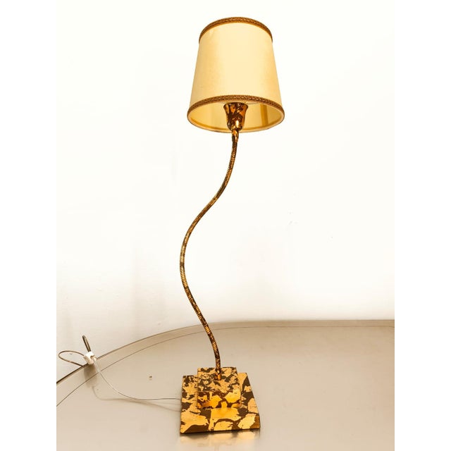Adjustable Brass Lamp with Parchment For Sale - Image 18 of 18