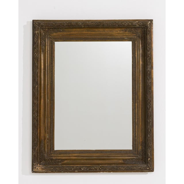Traditional 19th Century French Empire Giltwood Wall Mirror France 19th Century For Sale - Image 3 of 6