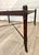 Baker Furniture Company Faux Bamboo Metal Leather Coffee Table For Sale - Image 4 of 16