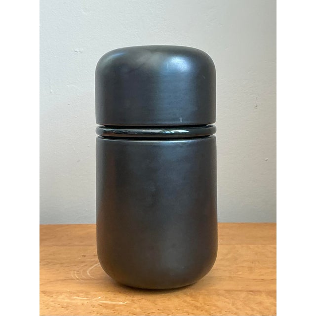 Late 20th Century Vintage Italian Matte Ceramic Vase For Sale - Image 5 of 12